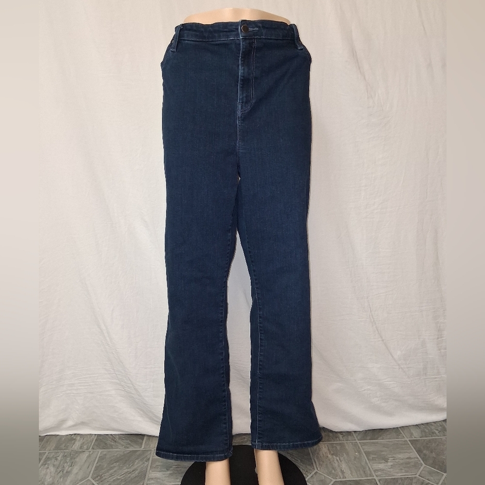 Buffalo David Bitton  Women Size 18/38 Dark Blue Flare Jeans